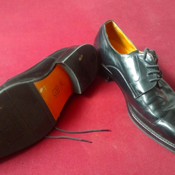 Dress Shoes Zeto Italian Black leather - Picture 3 of 3